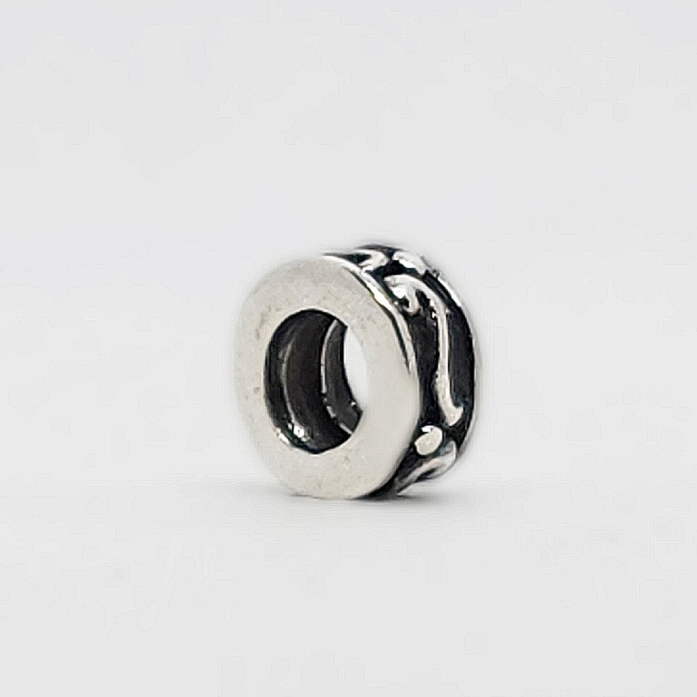 Pandora style Scrollwork Sterling Silver Spacer Bead